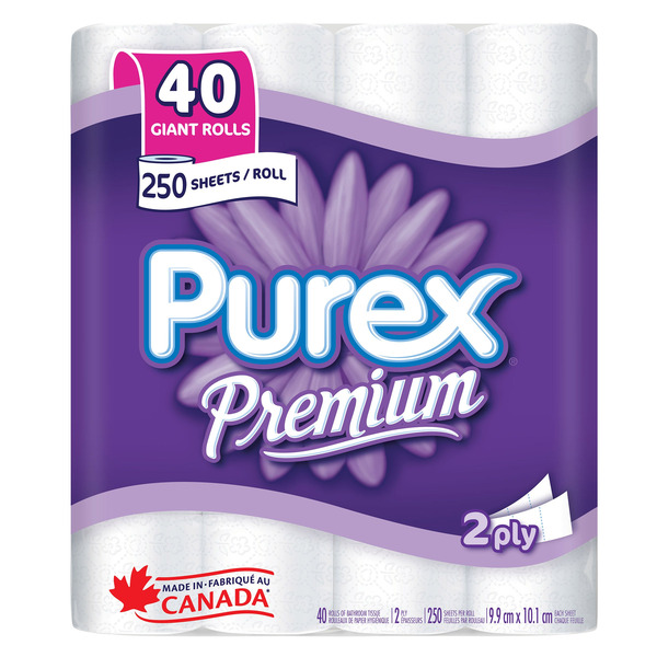 Purex Premium 2-ply Bathroom Tissue