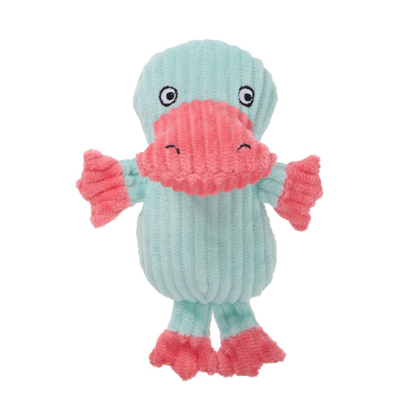 Joyhound Biteshield Plush Platypus Squeaky Dog Toy - Blue