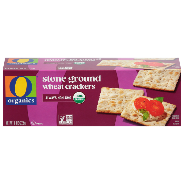 O Organics Stone Ground Wheat Crackers