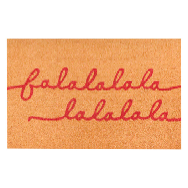 ALDI Merry Moments Santa Holiday Coir Mat 24" x 36" SameDay Delivery