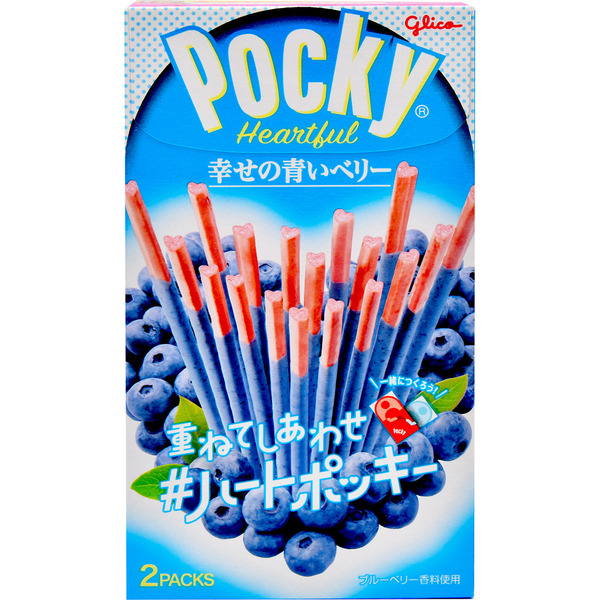 Pocky Heartful Blueberry Biscuit Stick