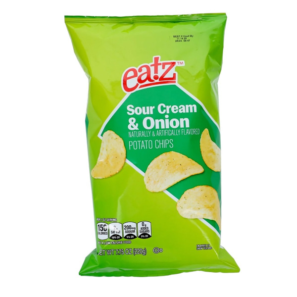 Eatz Sour Cream & Onion Potato Chips Same-Day Delivery | Family Dollar