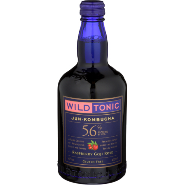Wild Tonic Goji Rose Alcoholic Kombucha Same-Day Delivery or