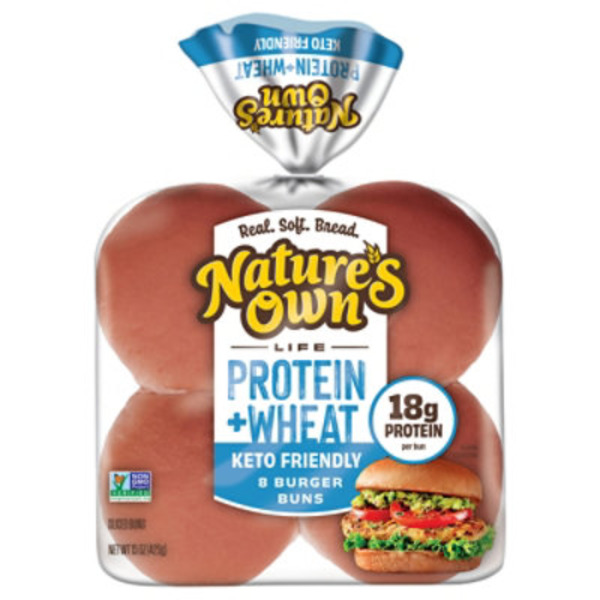 Nature's Own Wheat Plus Protein Burger Buns