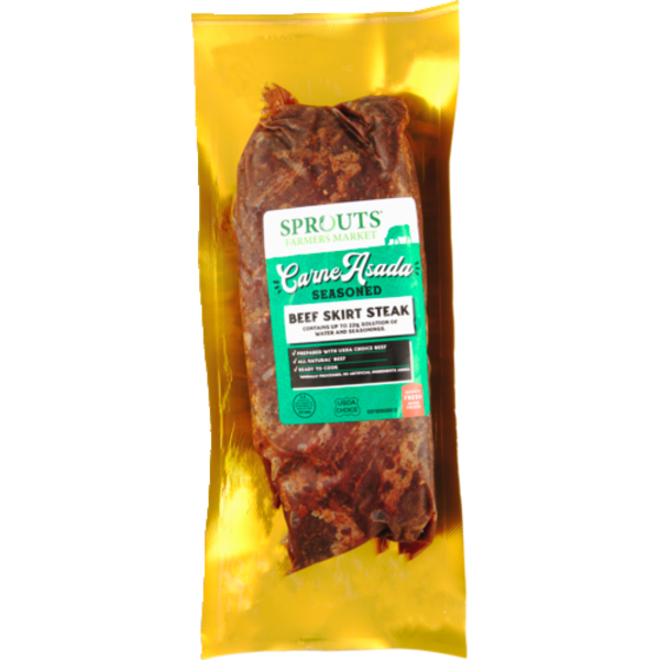 Sprouts Carne Asada Seasoned Beef Skirt Steak