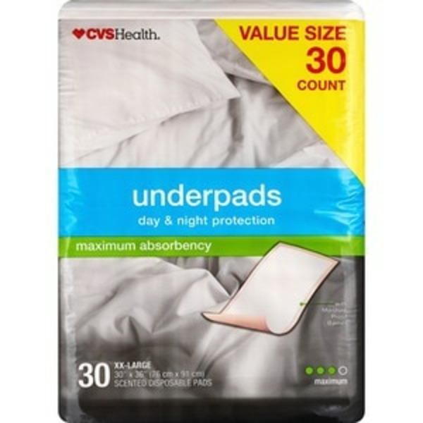CVS® Cvs Pharmacy Super Large Day & Night Maximum Absorbency Underpads