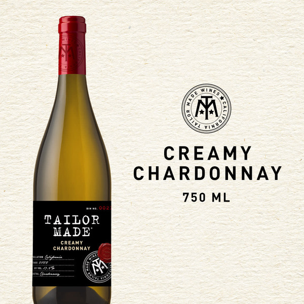 Tailor Made Creamy Chardonnay California White Wine Same-Day