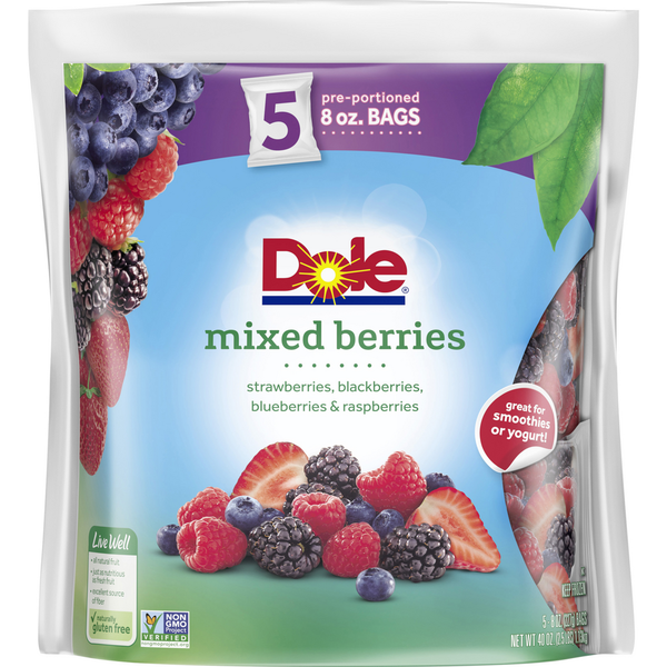 Dole Mixed Berries Frozen Fruit Same-Day Delivery or Pickup | Publix