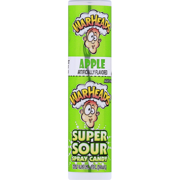 WARHEADS Spray Candy, Super Sour, Apple