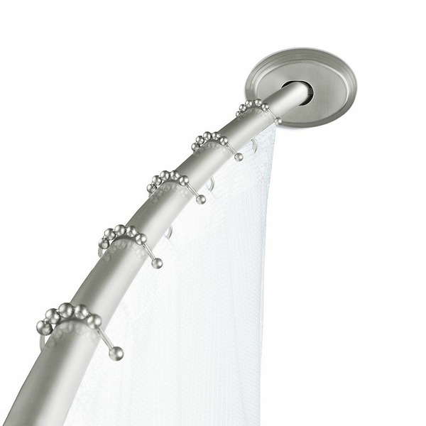 Sonoma Goods For Life Aluminum Dual Curved Shower Rod - Brushed Nickel