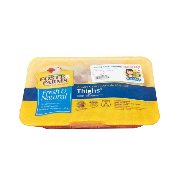 Foster Farms Fresh & Natural All Natural Chicken Thighs