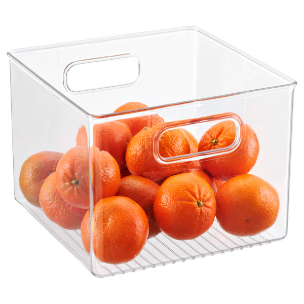 iDesign Linus Large Pantry Bin - Clear - 8" x 6"