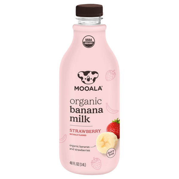 Mooala Organic Strawberry Banana Milk Same-Day Delivery or Pickup