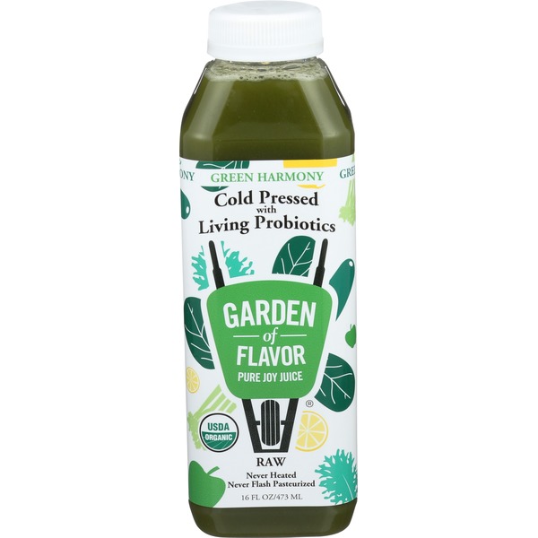 Garden of Flavor ColdPressed Juice, Green Harmony (16 fl oz) Instacart