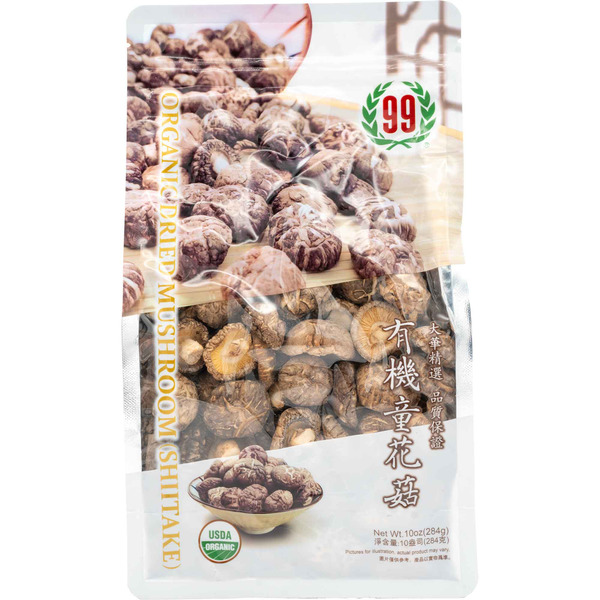 99 Ranch Organic Dried Shiitake Mushrooms (2-3 cm)