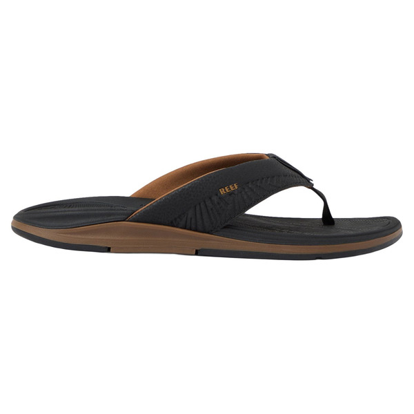 REEF Men's Offshore Sandals, Size 9 - Black & Gum