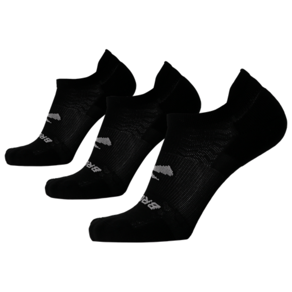 Brooks Men's Run-In No Show Socks, Large - Black