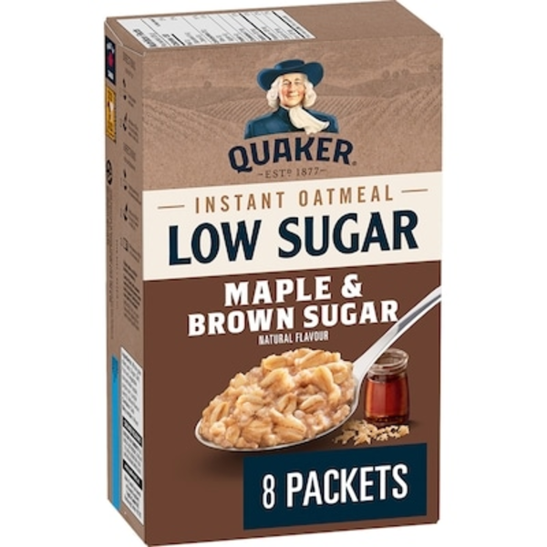 Real Canadian Superstore Quaker Instant Oatmeal, Low Sugar Maple ...