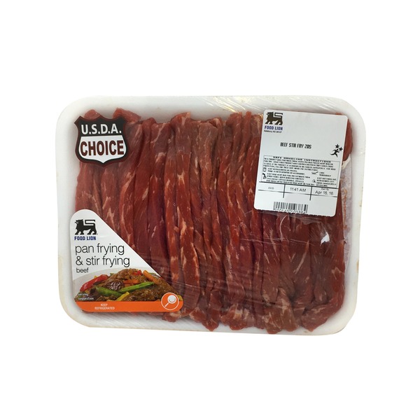 Food Lion USDA Choice Beef Stir Fry (per lb) Instacart
