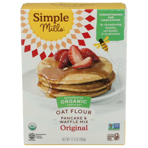 Simple Mills Organic Oat Flour Pancake & Waffle Mix