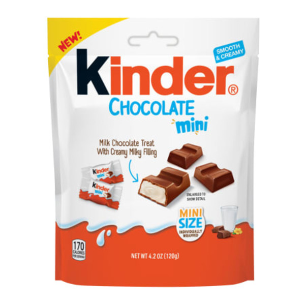 Kinder Chocolate Mini Bars With Creamy Milk Filling