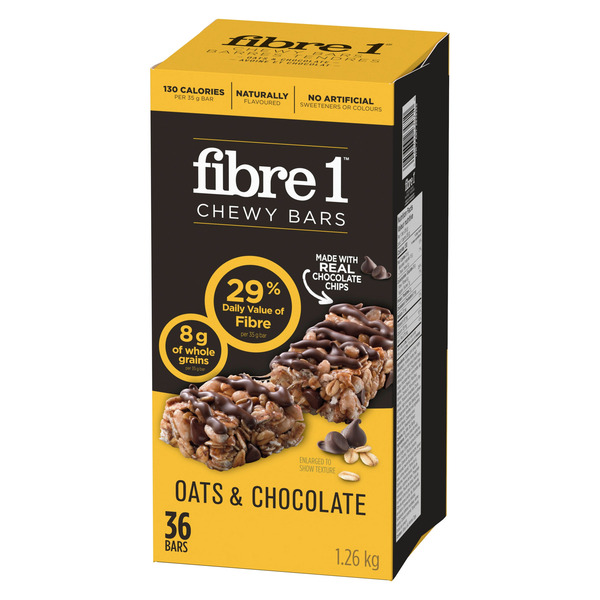 Fibre 1 Oats & Chocolate Chewy Bars