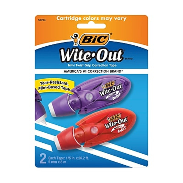 BIC Correction Tape, Mini Twist