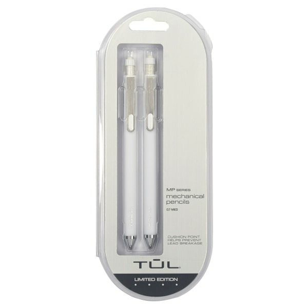 TUL Mechanical Pencils - White Barrels - 0.7mm