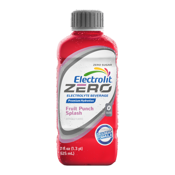 Electrolit Electrolit Electrolyte Hydration Beverage – Fruit Punch Splash – 21 Fl Oz Bottle