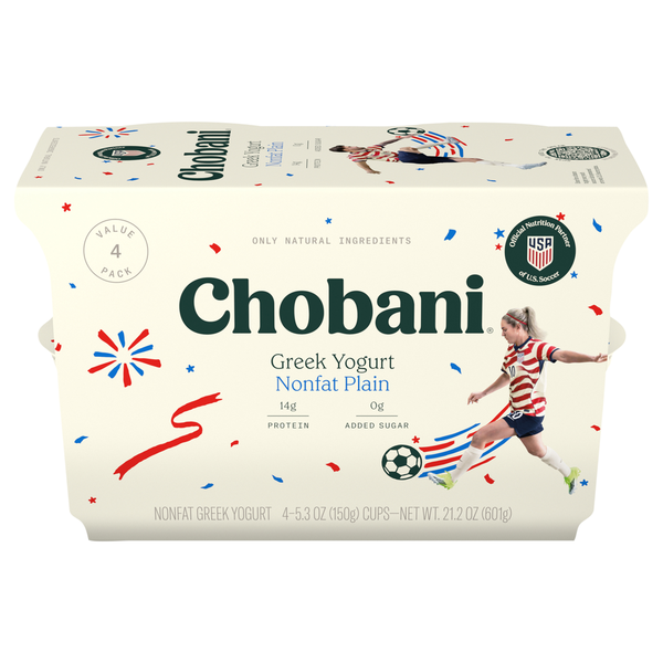 Chobani Nonfat Greek Plain Yogurt Value Pack