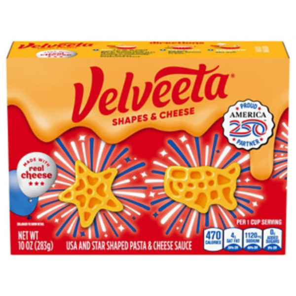 VELVEETA USA Shapes & Cheese Mac and Cheese Dinner