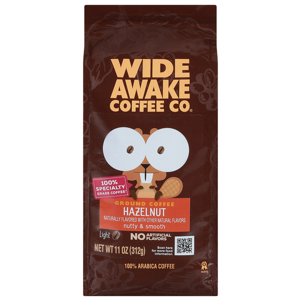 Wide Awake Hazelnut Crème Mild Ground Coffee Same-Day Delivery or