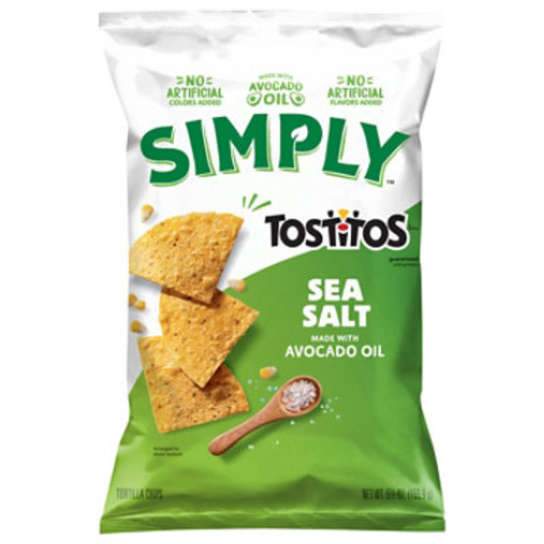 Tostitos Avocado Oil Sea Salt Tortilla Chips