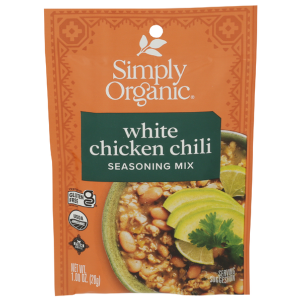 Simply Organic Organic White Chicken Chili Seasoning Mix