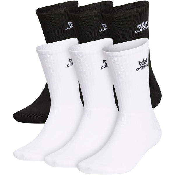adidas Originals Trefoil Crew Socks - Black & White