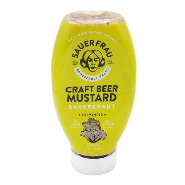 Sauer Frau Sauerkraut Craft Beer Mustard (18 oz) from HyVee Instacart