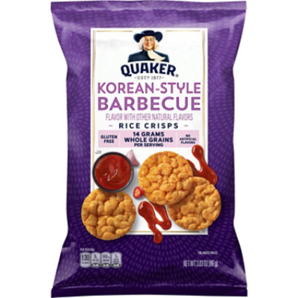 Quaker Rice Crisps, Korean Style Barbecue