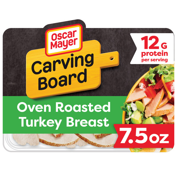 Oscar Mayer Carving Board Oven Roasted Turkey Breast Sliced Deli Sandwich Lunch Meat
