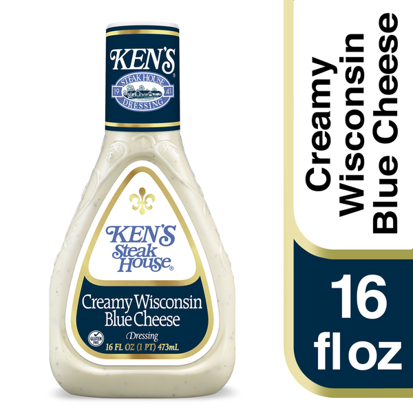calories in ken's blue cheese dressing Ken's Steak House Lite Chunky Blue Cheese Dressing, 16 fl oz