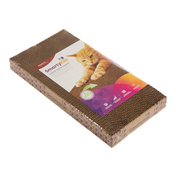 Smarty Kat Super Scratcher+ Corrugated Scratcher With Catnip