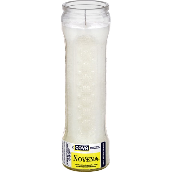Goya Novena Prayer Candle, Tall, White (each) Instacart