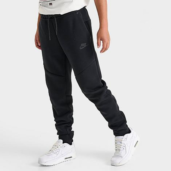 Nike Kids' Sportswear Tech Fleece Reflective Jogger Pants, Medium - Black