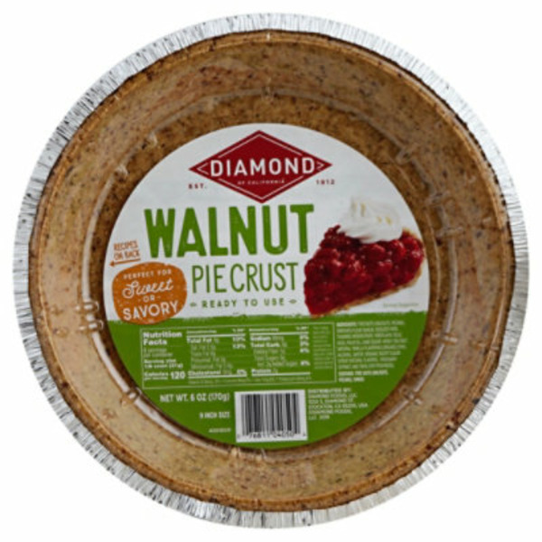 Diamond Pie Crust, Walnut