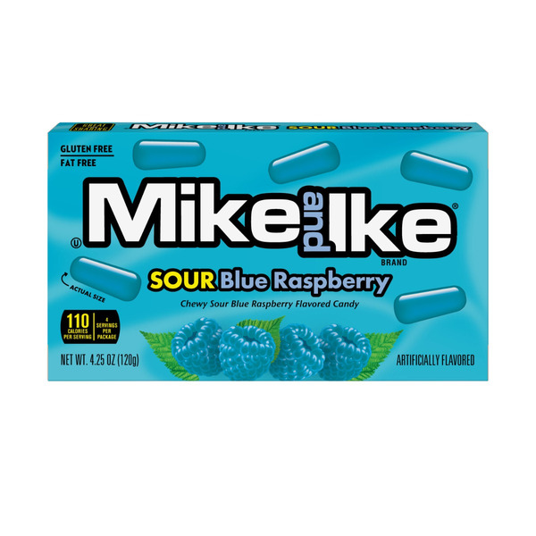 Mike and Ike Sour blue Raspberry