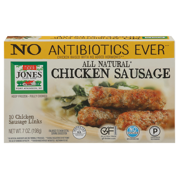 Jones Dairy Farm Sausage Links, Chicken, All Natural