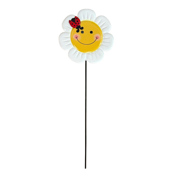 Style Selections 16 in. Flower Metal Yardstakee