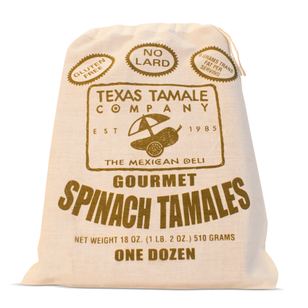 Texas Tamale Company Tamales, Gourmet, Spinach (12 ct) Instacart