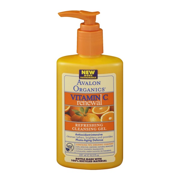 Avalon Organics Vitamin C Refreshing Facial Cleanser from