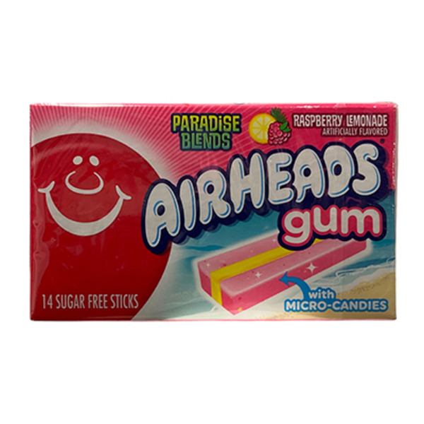 AirHeads Gum, Raspberry Lemonade, Paradise Blends
