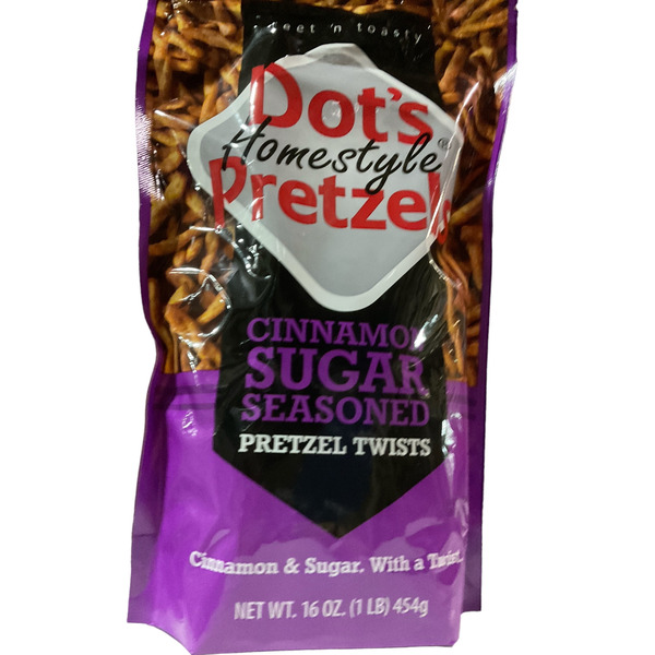 Dot's Homestyle Pretzels Pretzel Twists, Cinnamon Sugar Seasoned